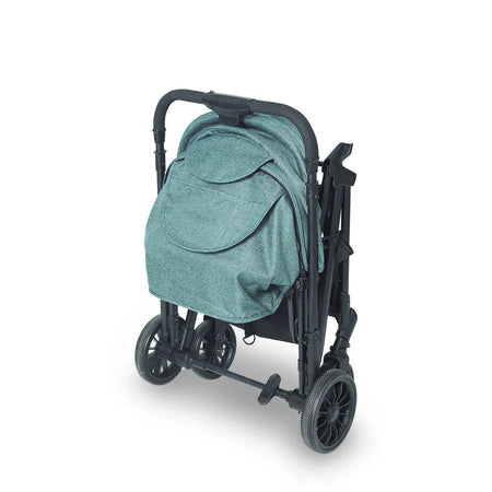 TINNIES BABY STROLLER – GREEN, FOLDABLE WITH REVERSIBLE HANDLE (0–4 YEARS) -  T107-020