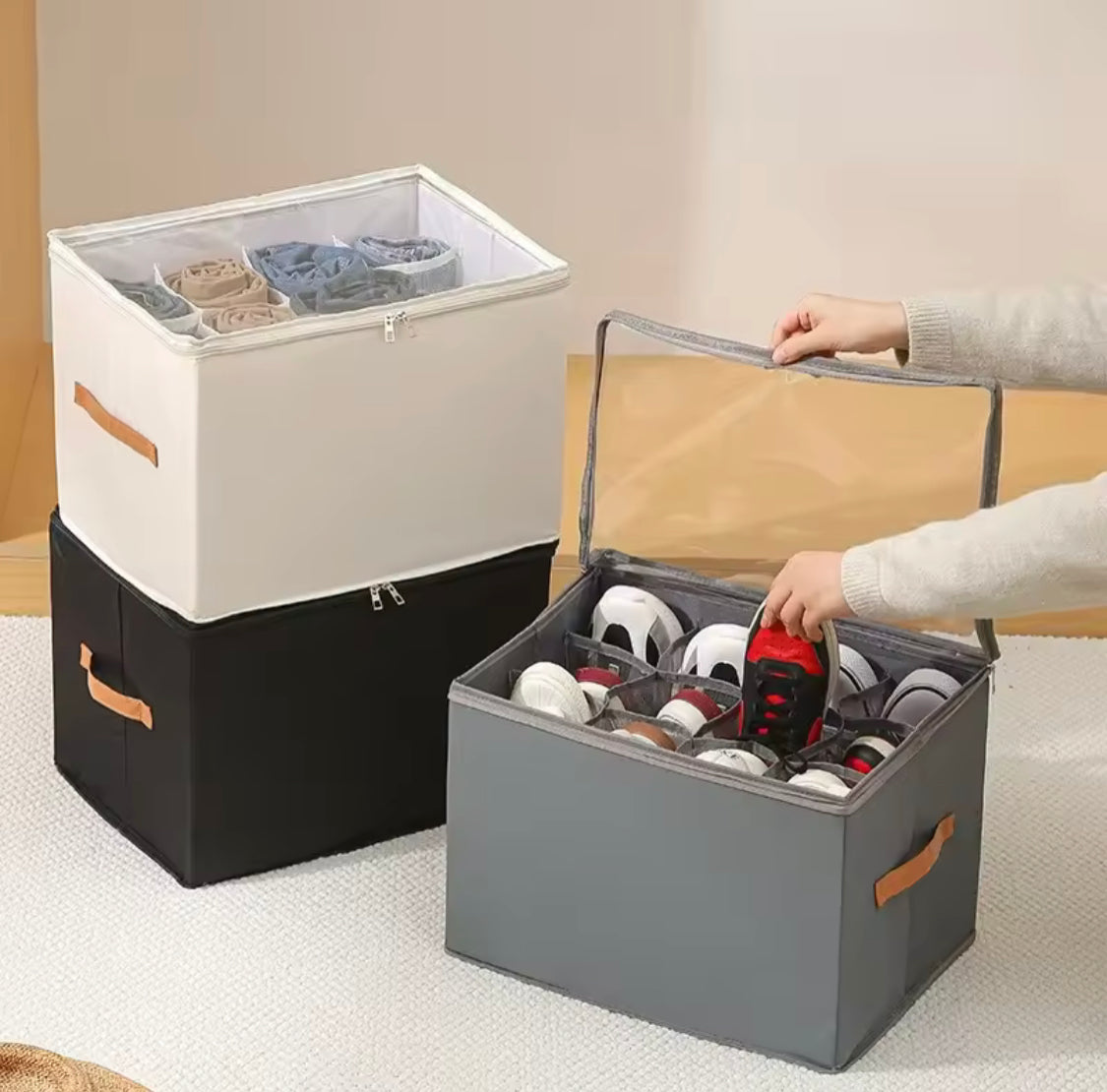 multifunctional foldable clothes organizer main image