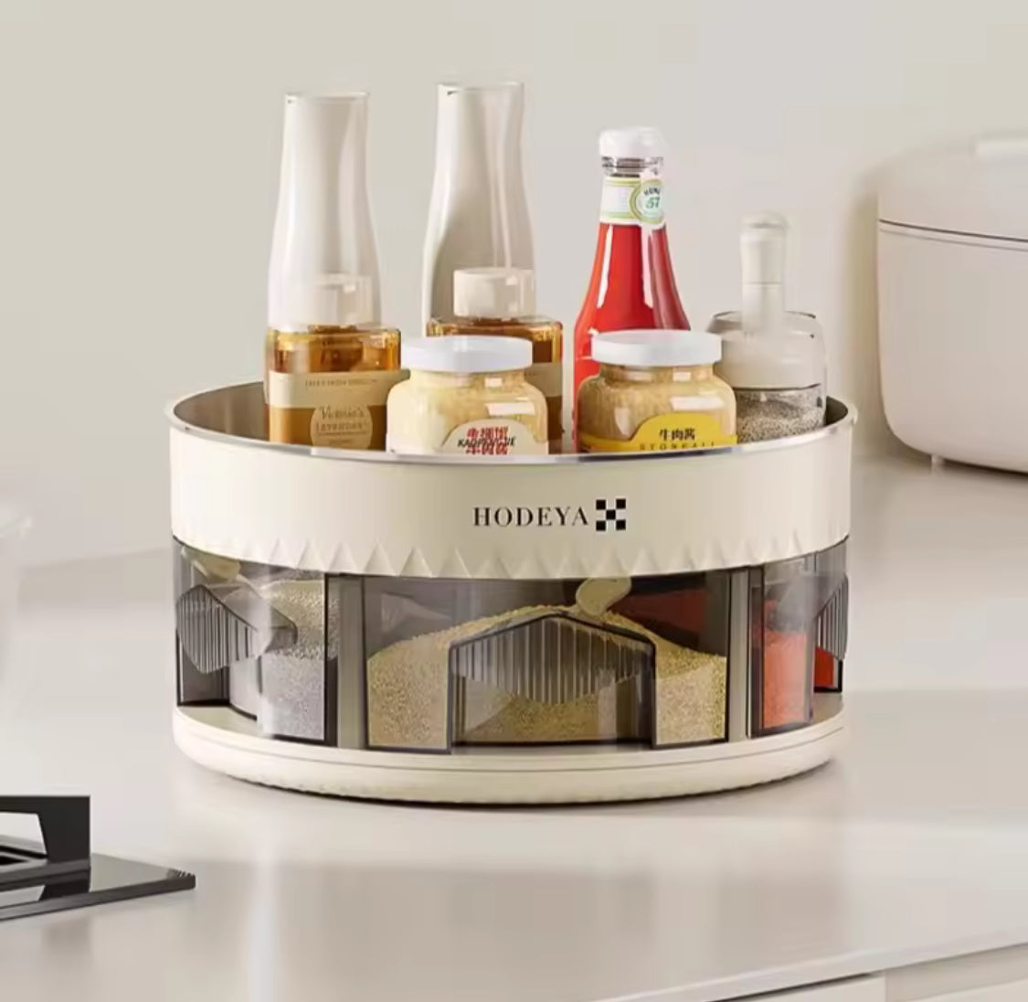 360° rotating spice organizer main image