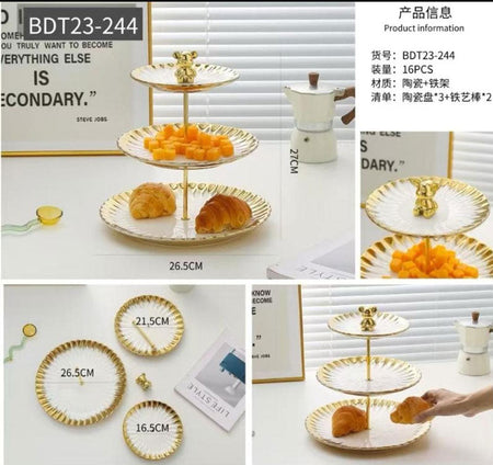 elegant multi layer cake stand image 2