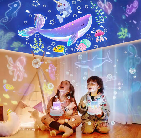 360° rotating starry sky projector image 2