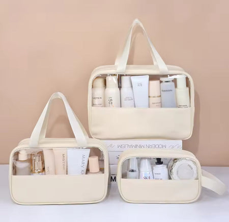 3 Pcs Transparent Cosmetic Bag - Image 5
