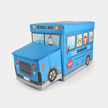 Foldable School Bus Storage Box Organizer