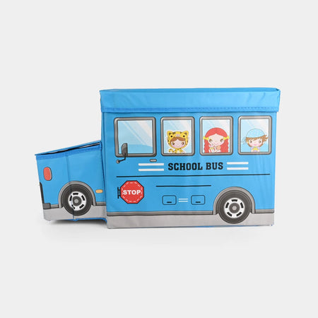 Foldable School Bus Storage Box Organizer