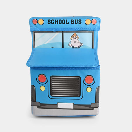 Foldable School Bus Storage Box Organizer