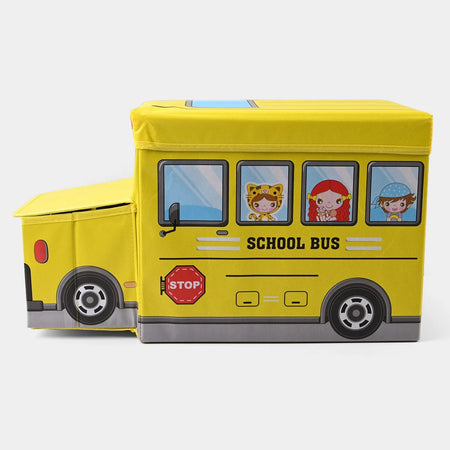 Foldable School Bus Storage Box Organizer