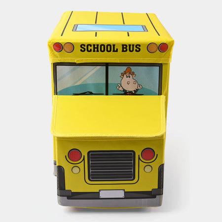 Foldable School Bus Storage Box Organizer
