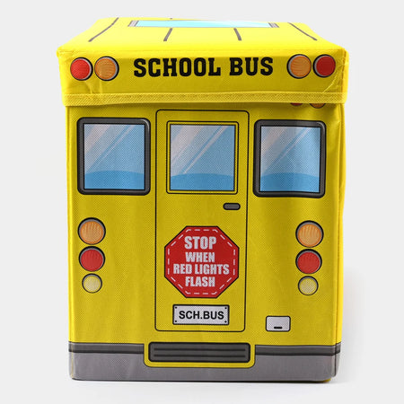 Foldable School Bus Storage Box Organizer