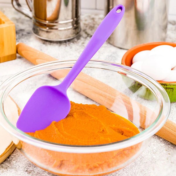 Premium Silicone Spoon Spatula, Safe Non-Scratch Mixing Tool.(Deep) main image