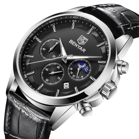 Benyar BY-5160 Moonphase Chronograph Watch image 2