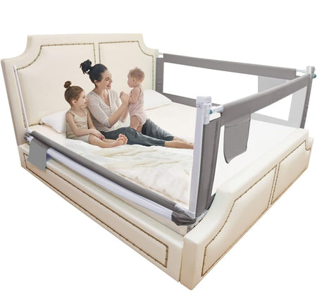 Baby Bed Fence Safety Gate Adjustable Security Children Guardrail 1.8 Meter (6 Feet) Length