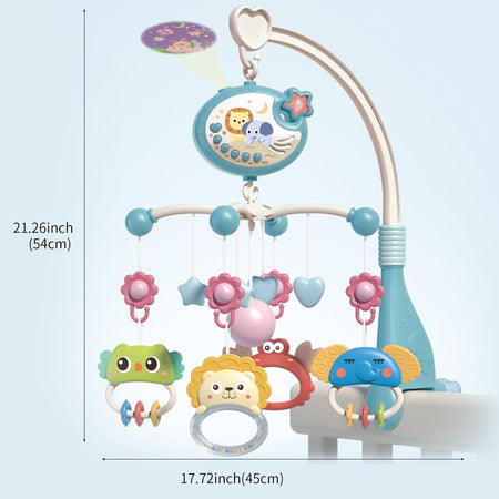 Baby Music Crib/Cot Mobile with Projector And Remote
