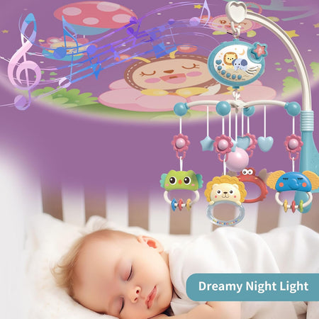 Baby Music Crib/Cot Mobile with Projector And Remote