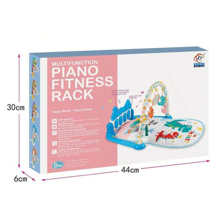 Baby Piano Fitness Rack Dinosaur Orange