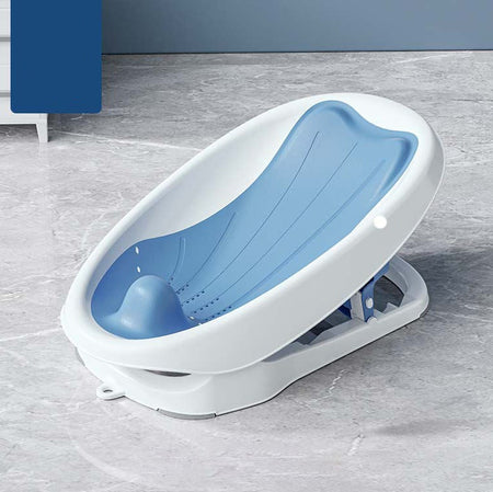 ANTI-SLIP BABY BATH TUB SUPPORT - BLUE