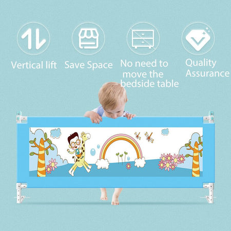 Baby Bed Fence Safety Gate Adjustable Security Children Guardrail 1.8 Meter (6 Feet) Length