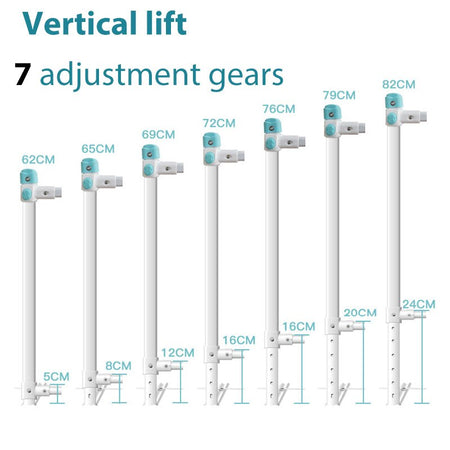 Baby Bed Fence Safety Gate Adjustable Security Children Guardrail 1.8 Meter (6 Feet) Length