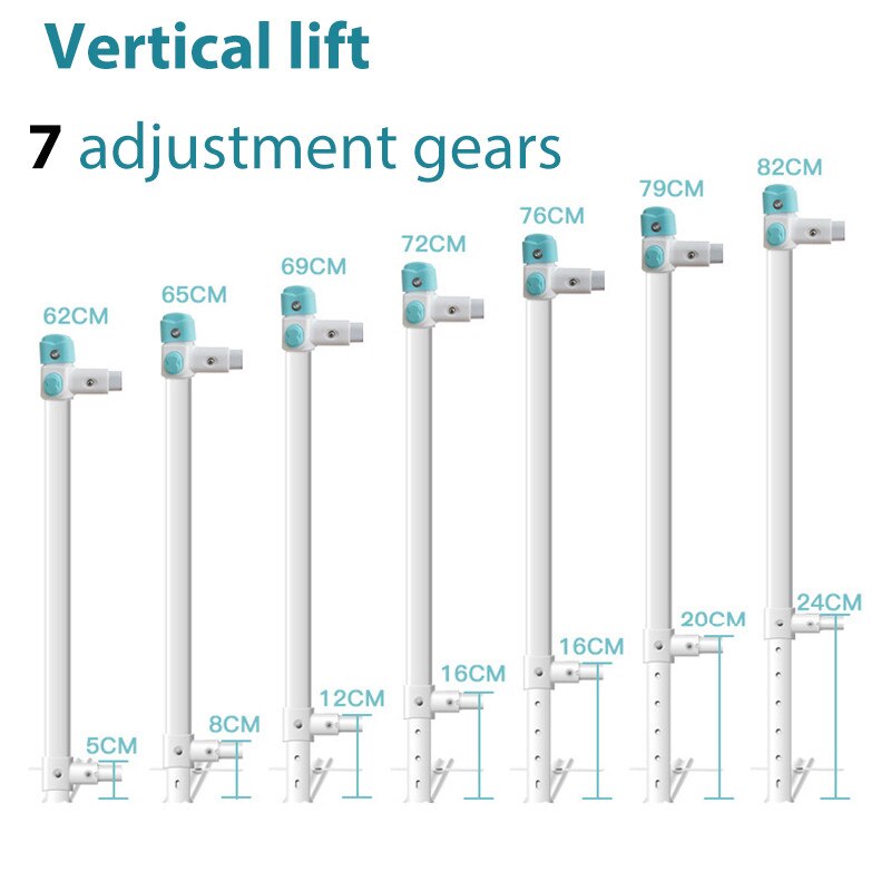 Baby Bed Fence Safety Gate Adjustable Security Children Guardrail 1.8 Meter (6 Feet) Length