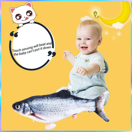 Bum Patting Fish For Soothing Baby Sleep
