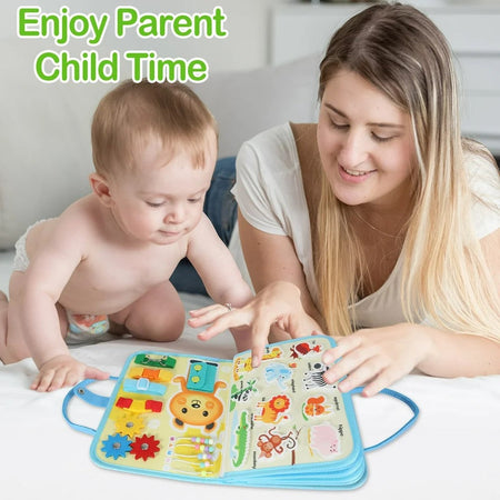 Busy Montessori Fine Motor Skills And Sensory Book 10 Pages