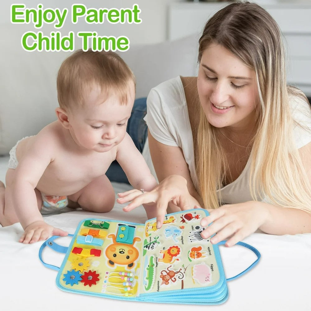 Busy Montessori Fine Motor Skills And Sensory Book 10 Pages