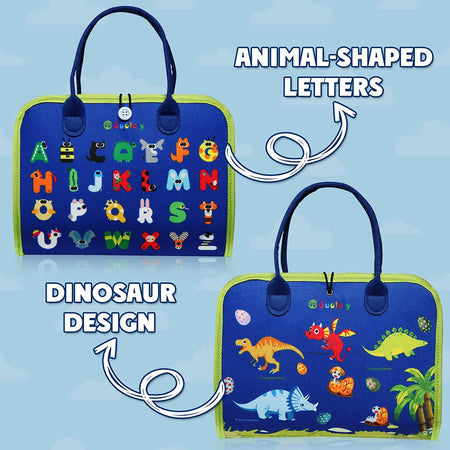 Busy Sensory Activity Developing Book for Motor Skills Learning Book for Toddlers 4 pages