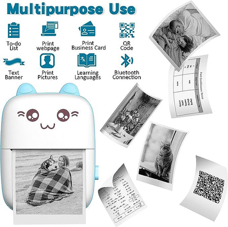 Buy Wireless Bluetooth Mini Photo Thermal Printer