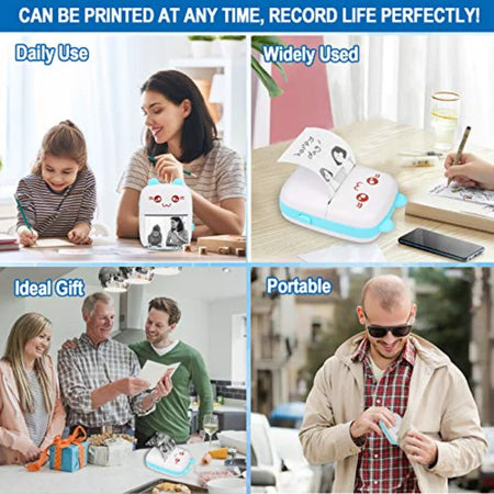 Buy Wireless Bluetooth Mini Photo Thermal Printer