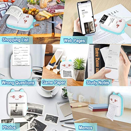 Buy Wireless Bluetooth Mini Photo Thermal Printer