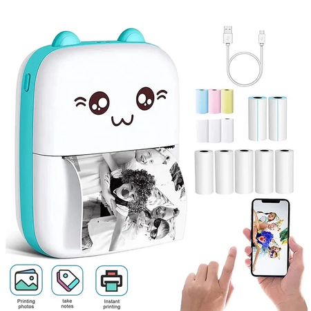Buy Wireless Bluetooth Mini Photo Thermal Printer