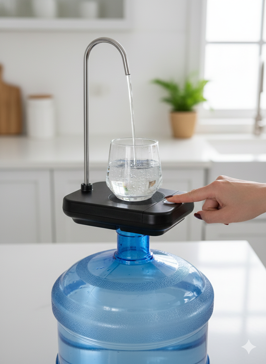 rotatable automatic electric bottle pump main image