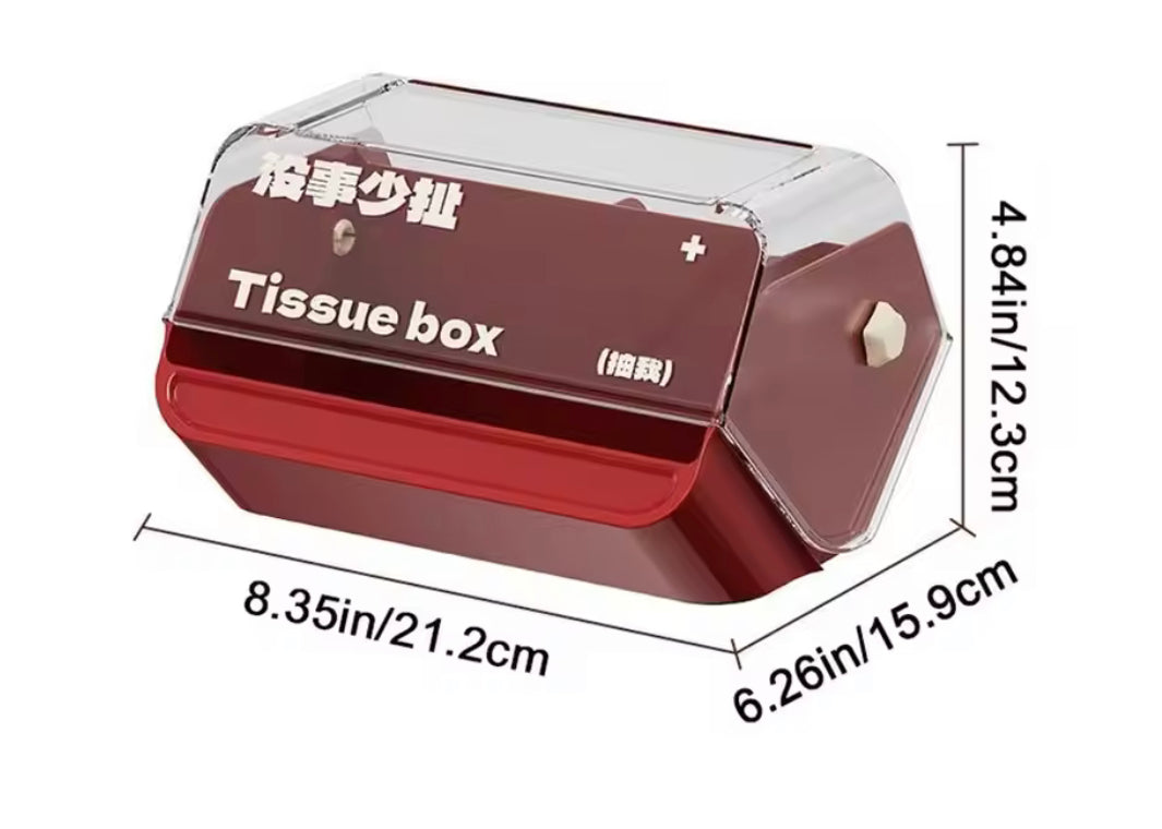 durable plastic anti slip tissue box image 7