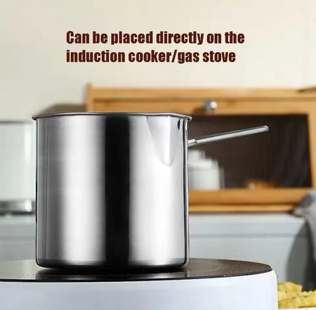 Stainless Steel Deep Fryer With Frying Basket - image 4