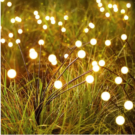 led solar firefly outdoor garden lawn lights image 2