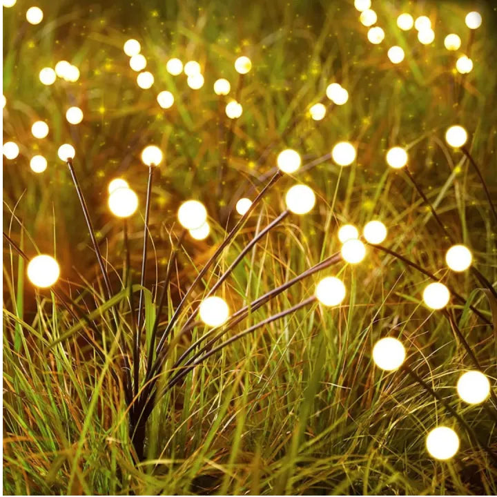 led solar firefly outdoor garden lawn lights image 2