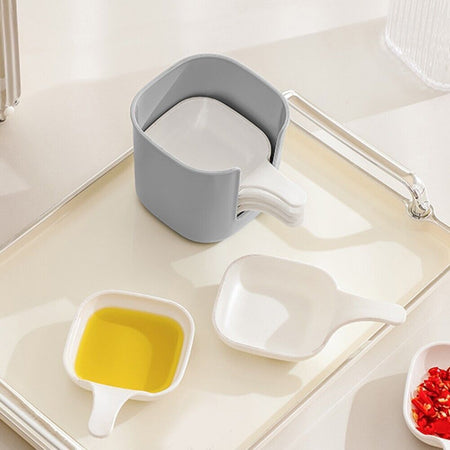 Set Of 6 Plastic Sauce Dish - Image 5