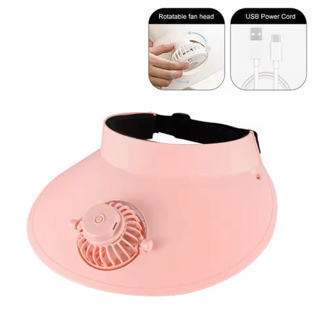 solar powered cooling hat image 3