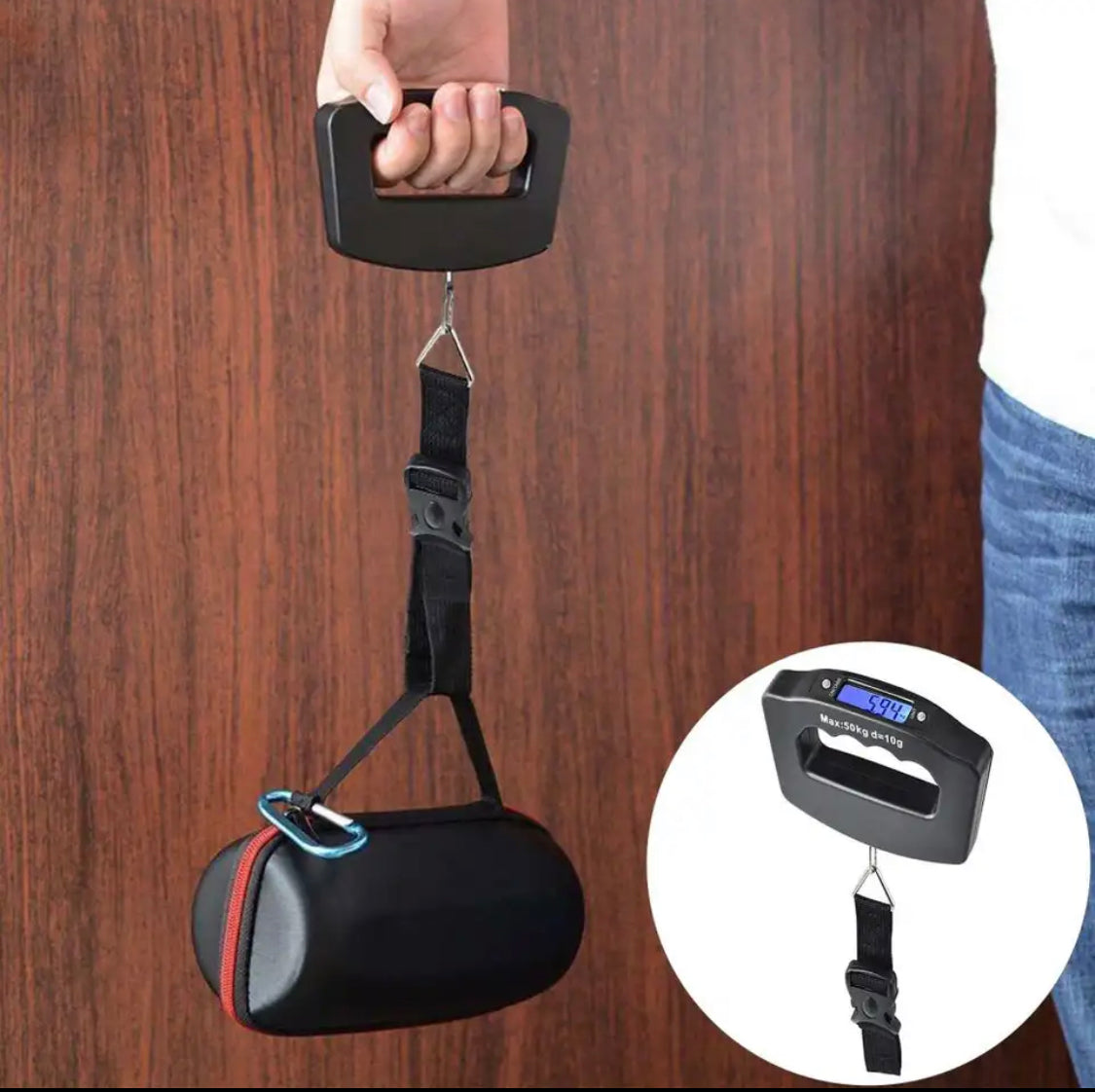 Portable Luggage Scale with LCD Display - image 1