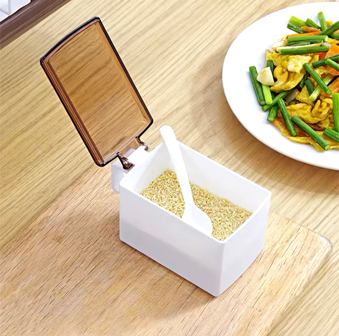 4 Grid Wall Mounted Spice Boxes - image 3