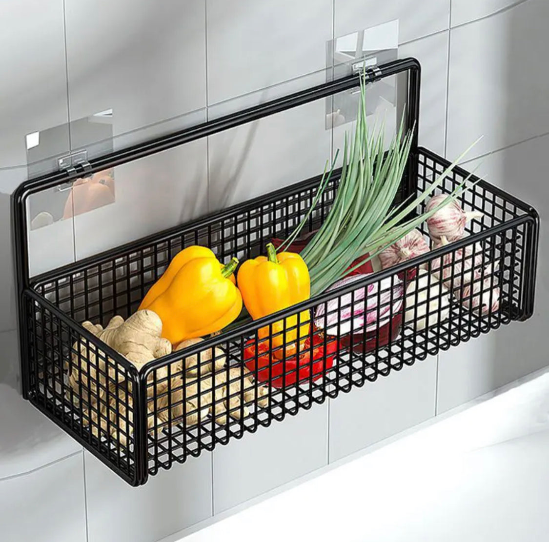 Kitchen Wall Mount Storage Rack - image 1