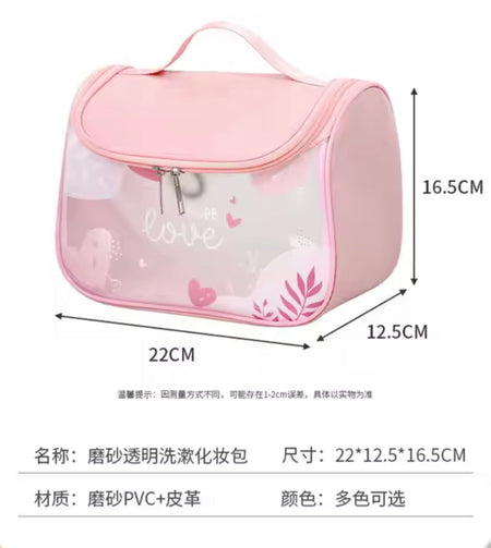 waterproof girly print toiletry bag image 8