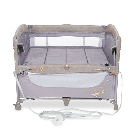 Tinnies Drop Side Playpen – Grey - T302 - 022