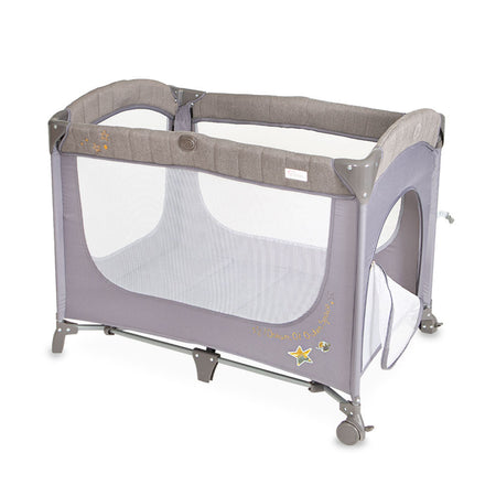 Tinnies Drop Side Playpen – Grey - T302 - 022