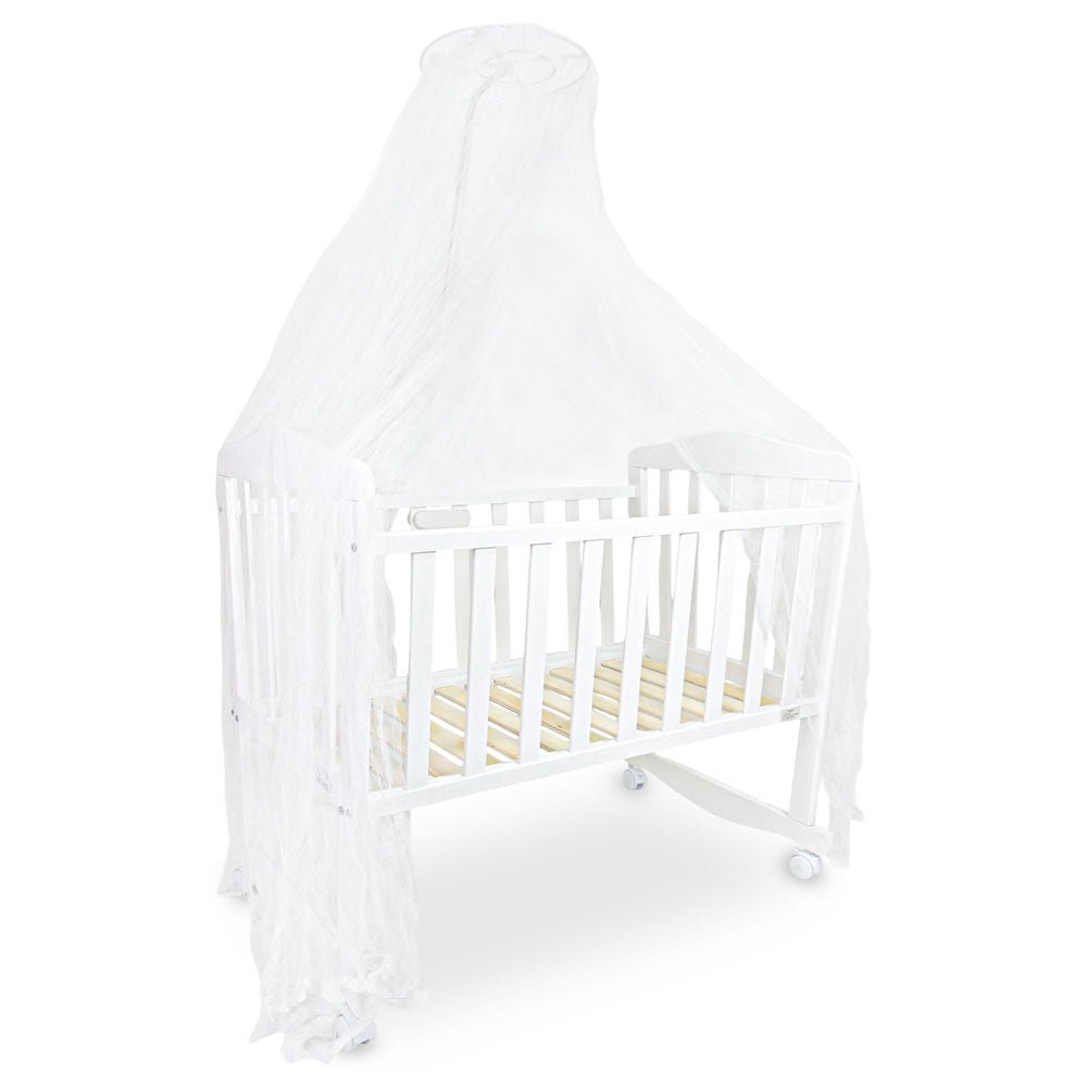 Tinnies Wooden Crib/Cot White