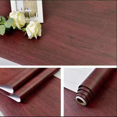 Maroon Wooden Wallpaper - image 1