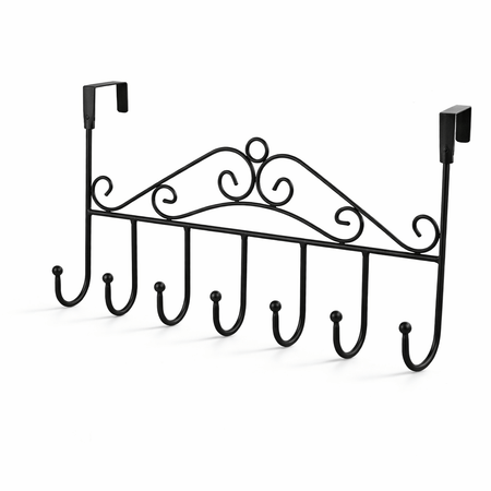 Over-The-Door Metal Hanging Hook Rack main image