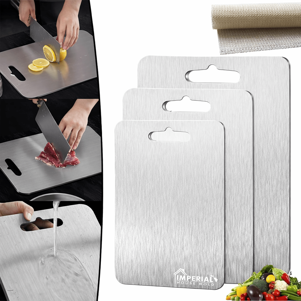 Non-Magnetic Stainless Steel Cutting Board image 4