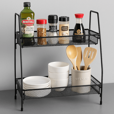 Imperial 2-Tier Metal Storage Rack – Multi-Purpose Organizer main image