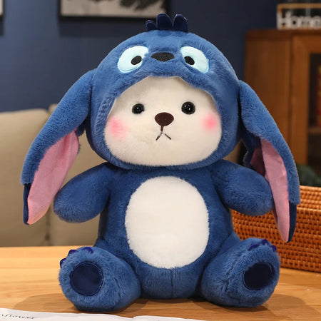Cute Bear Doll Detachable Hat Plush Toy