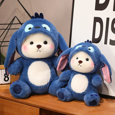 Cute Bear Doll Detachable Hat Plush Toy